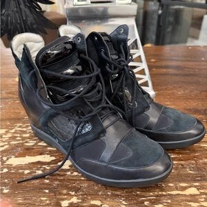Y-3 Black High-Top Sneakers